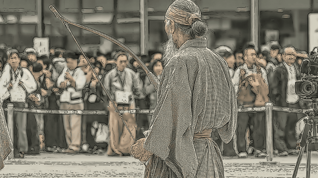 弓道における弓の長さ