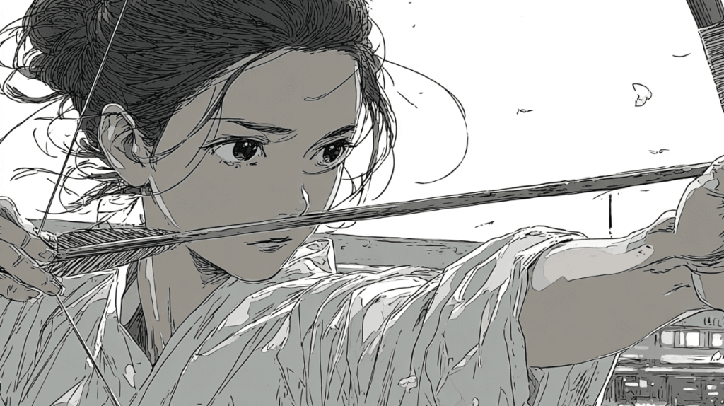 弓道立射