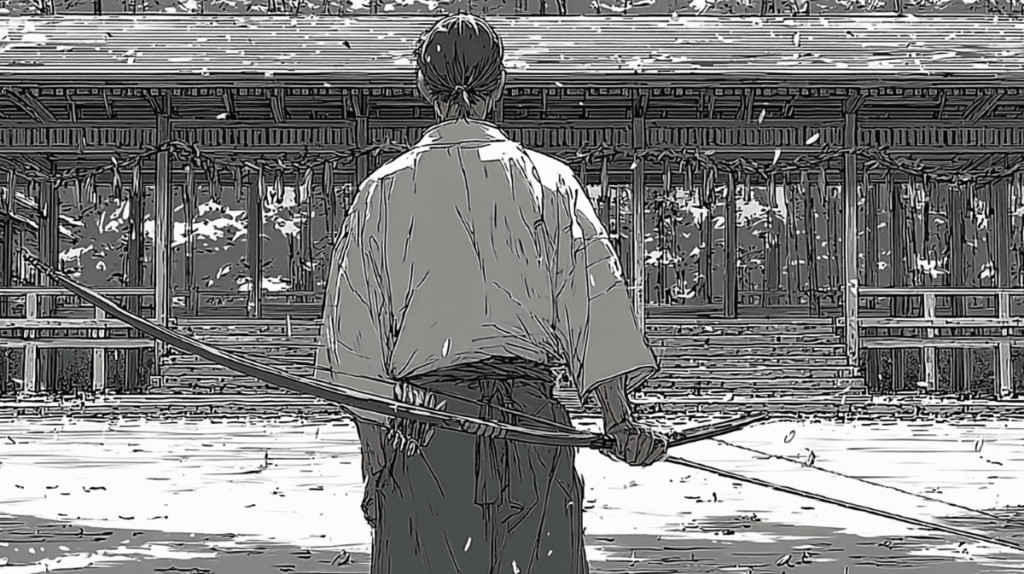 弓道の実践的な動作